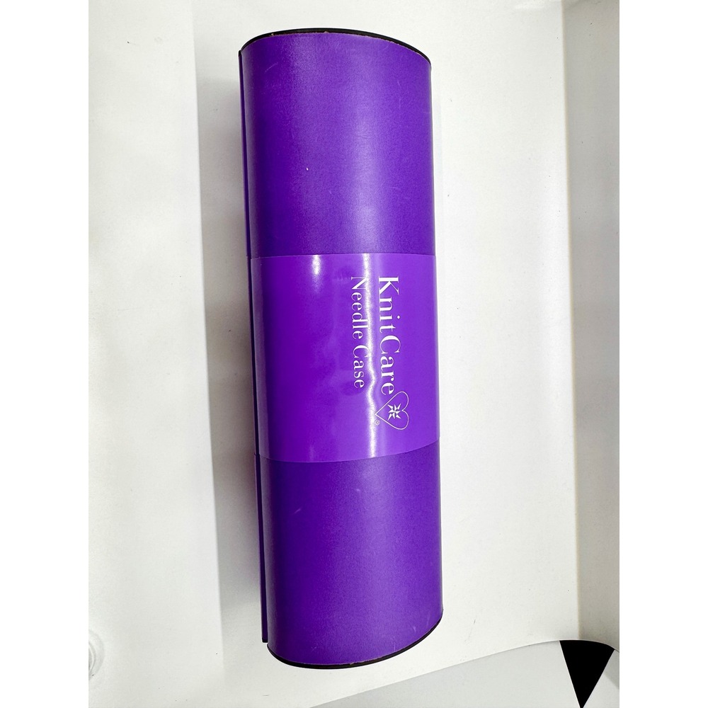 Boye Knitting Needles Set Size 8 and 9 Aluminum‎ with Purple KnitCare Case USA